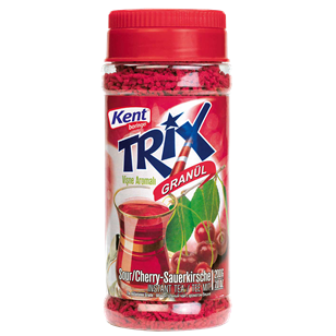 Trix  Sourcherry Flavoured Granul 200g (Glass jar)